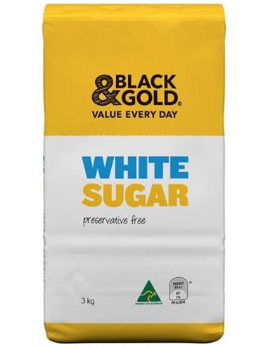 Black & Gold Sucre blanc 3kg x 1