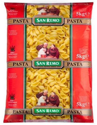 San Remo Macaroni Co Conchiglie grandi n. 29 5 kg x 1