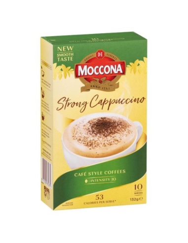 Moccona Bolsita de café capuchino fuerte 10 unidades x 1