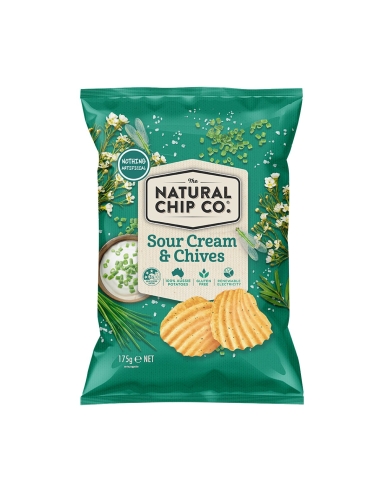 Natural Chip Co. Sour Cream & Chives 175g x 1