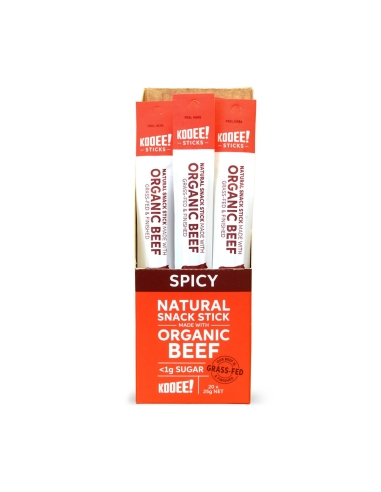 Bastone di Kooee Organic Beef Spicy 25g x 20