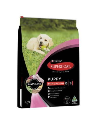 Purina Supercoat Puppy Chicken Huisdiervoeding 6,7 kg x 1