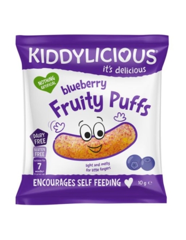 Kiddylicious Blaubeer-Puffs 10 g x 6