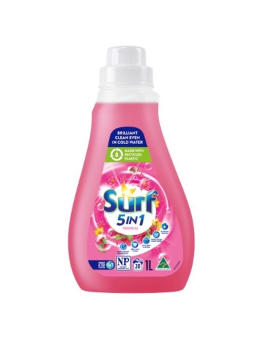 Surf Tropical Laundry Liquid 1ltr x 1