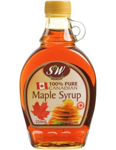 S & W Sirop d'érable 250 ml x 1