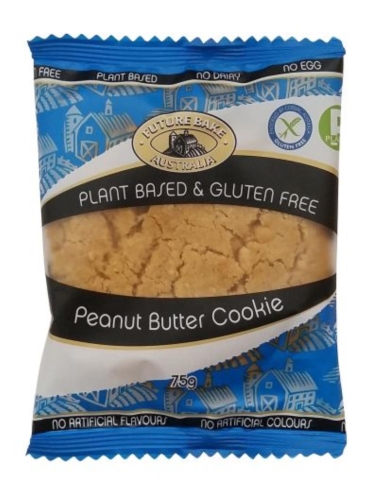 Future Bake Peanut Butter Plant Based & Gluten Free Cookie 75g x 14
