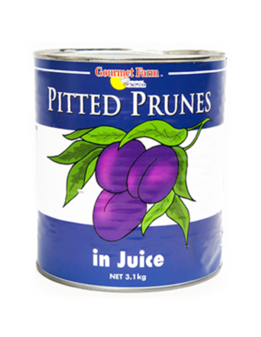 Gourmet Farm Prunes Pitted In Juice 3kg x 1