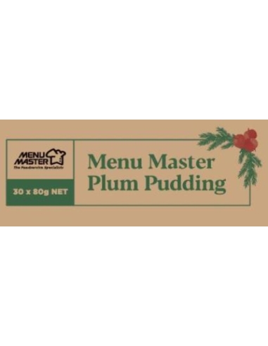 Menumaster Pudding Pflaume 80g x 30