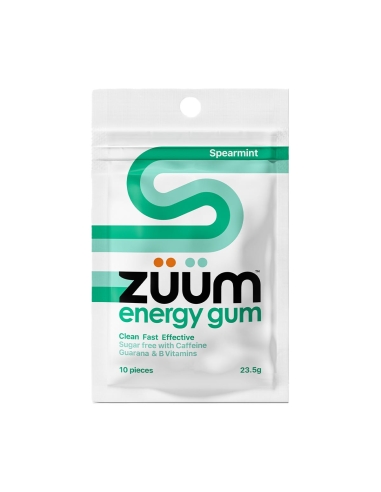 Zusammenarbeit Energy Gum Spearmint Caffine Guarana & B Vitamine Paket x 16