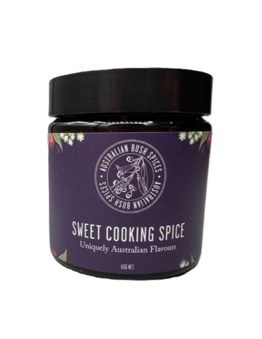 Australia Bush Spicers viola dolce cucina spezie vetro vaso 60g x 1