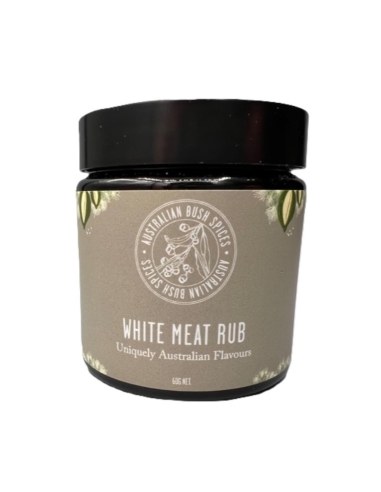 Australia Bush Spicers White Meat Rub Glass Jar 60g x 1