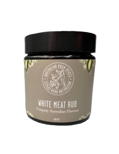 Australia Bush Spicers Witte Vlees Rub Glazen Pot 60g x 1