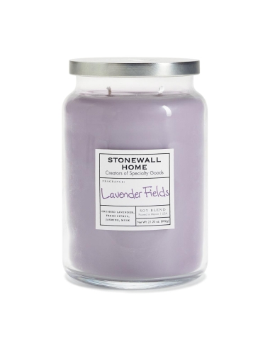 Stonewall Kitchen Campo de lavanda Gran Apothecary Candle x 1