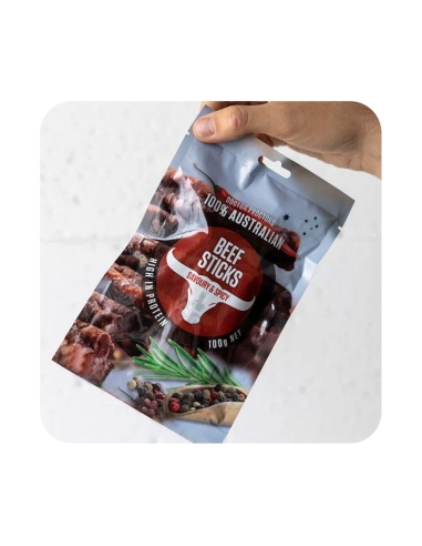 Dr Proctors Bâtons de boeuf Savoureux & Spicy Droewors 100g x 12