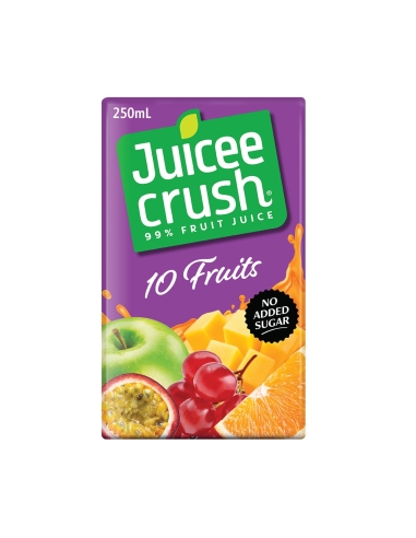 Juicee Crush 10 フルーツ 250ml x 24