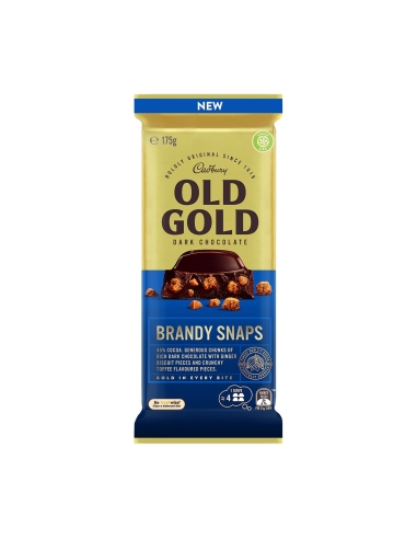 Cadbury Chocolat noir Old Gold Brandy Snap 175g x 16