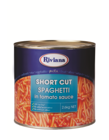 Riviana Spaghetti en coupe courte de sauce 2.6kg x 1