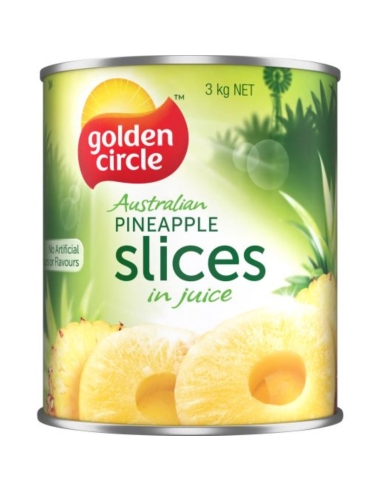 Golden Circle Australian Pineapple Slices In Juice 3kg x 1