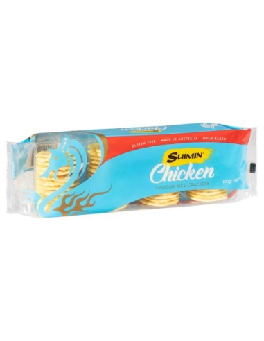 Suimin Crackers de riz de poulet 100g x 12