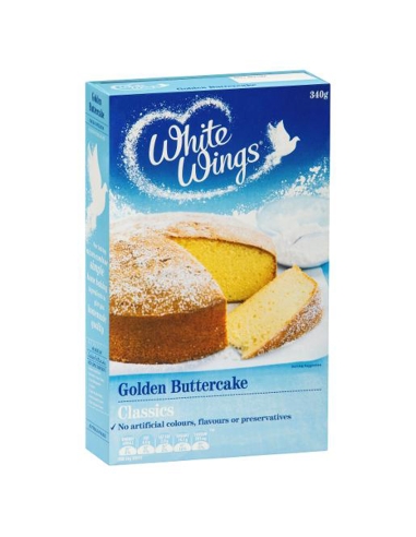 White Wings Clásicos pastel de mantequilla de oro mezcla 340g x 1