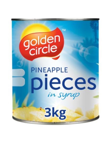 Golden Circle Ananasstukjes Op Siroop 3kg x 1