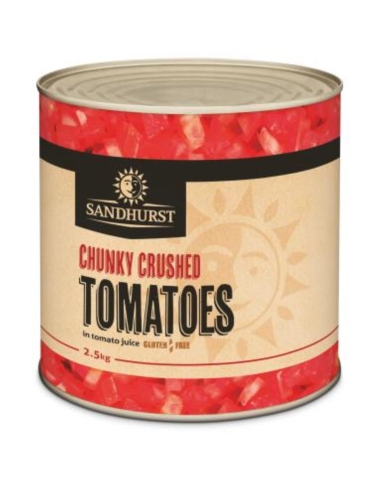 Sandhurst Gemalen tomaten Chunky 2,55 kg x 1