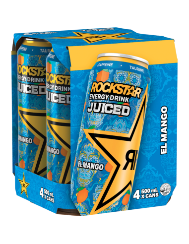 Rockstar El Mango 4 Pack 500ml x 6