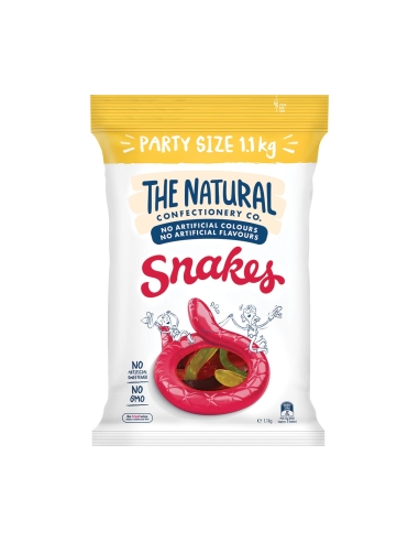 Natural Confectionery Co Snakes 1.1kg x 1