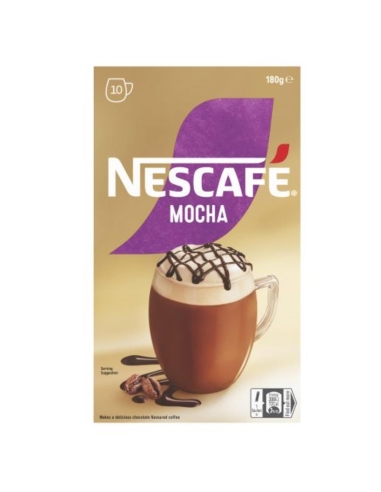 Nescafe Mocha Coffee Mixs 10 Pack x 6