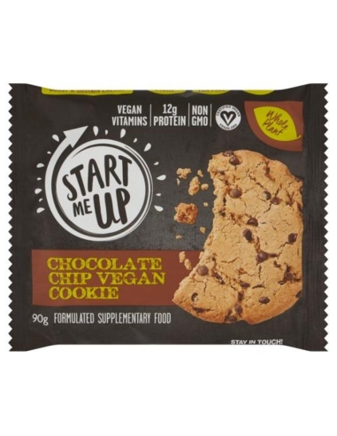 Future Bake Start Me Up Biscotto vegano con gocce di cioccolato 90g x 12