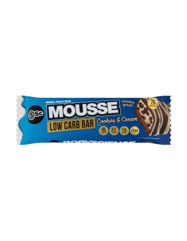 Bsc Mousse Bar Cookies & Cream 55 g x 12