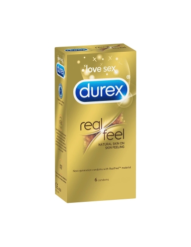 Durex Prezerwatywy Real Feel 6 sztuk x 1