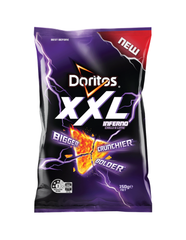 Doritos xxl Chile Inferno y Lima 150g x 1