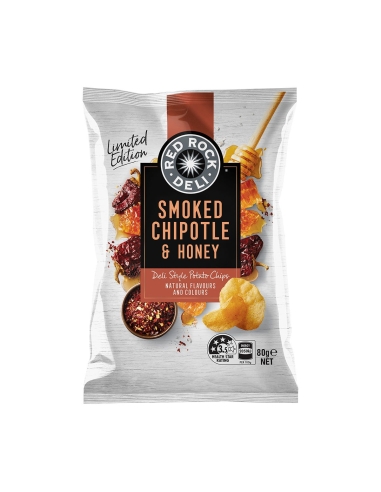 Red Rock Chipotle fumé > miel 80g x 12