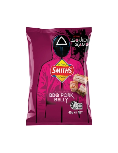 Smiths Guardia enmascarada Bbq Pork Belly 45g x 18