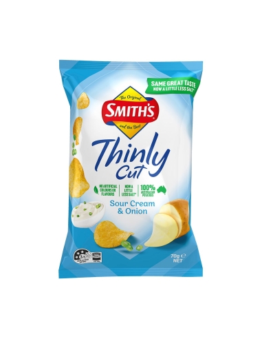 Thinly Sour Cream & Onion 70g x 18