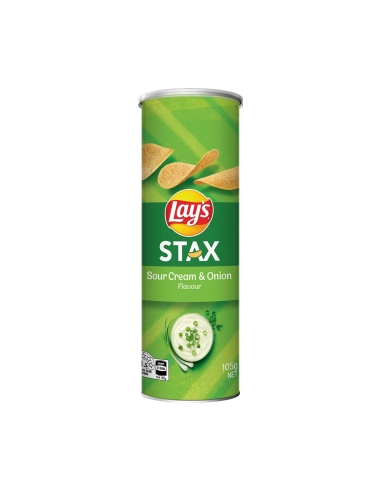 Lays Stax Sauerrahm und Schnittlauch 105 g x 1