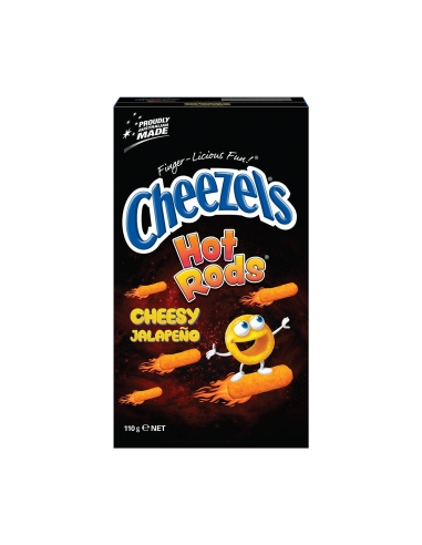 Cheezels Hot Rods Chessy Jalapeno 110 g x 1