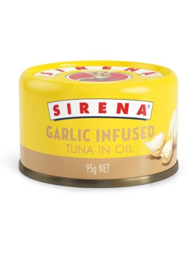 Sirena Tun in knoflook Oil 95 g x 12