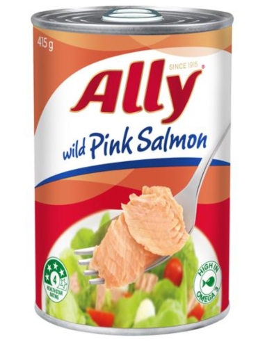 Ally Salmon Łosoś różowy 415 g x 1