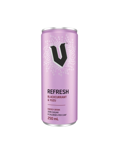 V Refresh Blackcurrent & Yuzu 250 ml x 24