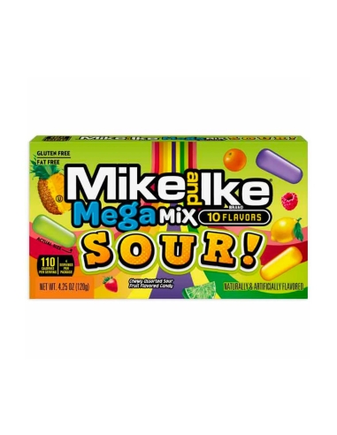 Mike And Ike Sour Mega Mix 120g x 12