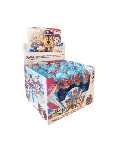 Paw Patrol Suprise Egg mit Zappo Millionen Erdbeere 10g x 18