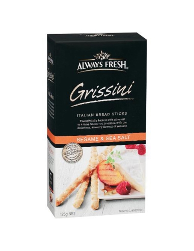 Always Fresh Grissini de sésamo y sal marina 125 g x 1