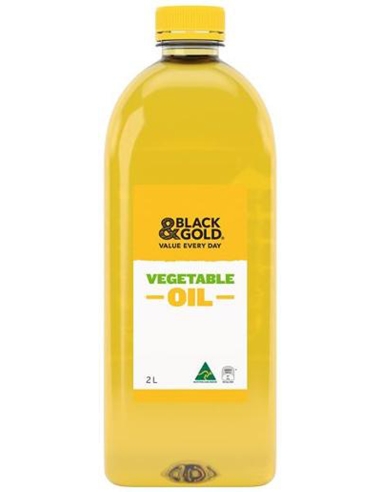 Black & Gold Australian Vegetable Oil 2ltr x 1