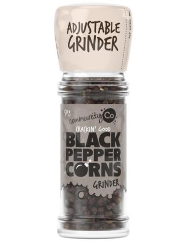 Community Co Grinder de Peppercorn Noir 50g x 1