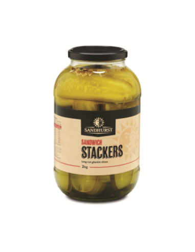 Sandhurst Gherkins Sandwich Stackers 2Kg x 1