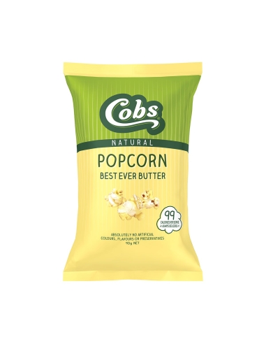 Cobs Natural Popcorn Le meilleur popcorn au beurre de tous les temps 90 g x 12