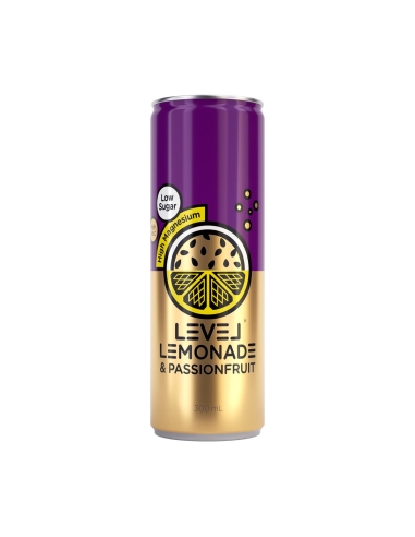 Niveau Lemonade Passionfruit blik 300 ml x 12