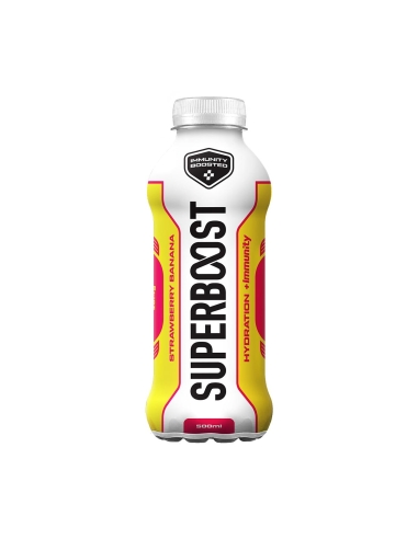 Superboost ハイドレーション イミュニティ ストロベリーバナナ 500ml x 12